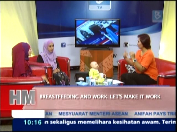 Bernama TV: Making Breastfeeding Work